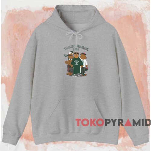 Michigan State Spartans Saturday Afternoon Fever Shirt Grey Hoodie