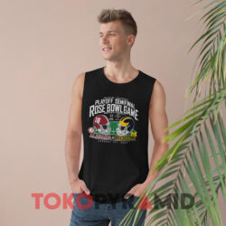 Michigan vs Alabama Rose Bowl Game Shirt 2 Michigan Vs Alabama Rose Bowl Game Black Tank Top