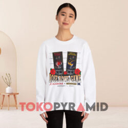 Michigan Vs Alabama Rose Bowl Game White Sweatshirt