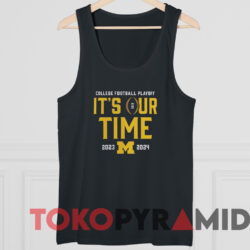 Michigan Wolverines 2023 College Football Playoff Shirt 4 Michigan Wolverines 2023 College Football Playoff Shirt Black TankTop