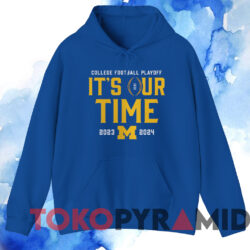 Michigan Wolverines 2023 College Football Playoff Shirt 3 Michigan Wolverines 2023 College Football Playoff Shirt Blue Hoodie