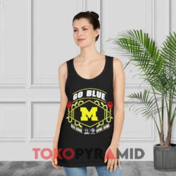 Michigan Wolverines 2024 Rose Bowl Shirt 3 Michigan Wolverines 2024 Rose Bowl Black Tank Top