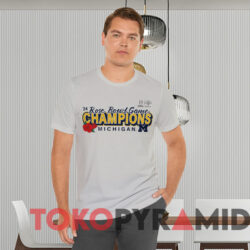 Michigan Wolverines 2024 Rose Bowl Champions Superior Ability T shirt Grey T shirt
