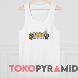 Michigan Wolverines 2024 Rose Bowl Champions Superior Ability T-shirt 4 Michigan Wolverines 2024 Rose Bowl Champions Superior Ability T shirt White TankTop