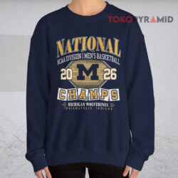Michigan Wolverines 2026 Men's Basketball National Champions Big And Tall Sweatshirt