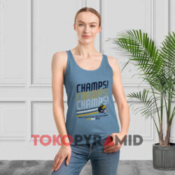 Michigan Wolverines Back To Back To Back Big Ten Champs Shirt 4 Michigan Wolverines Back To Back To Back Big Ten Champs Blue TanK Top