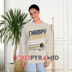 Michigan Wolverines Back To Back To Back Big Ten Champs Sand Long sleeved