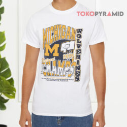 Michigan Wolverines Basketball National Champions Black T shirt