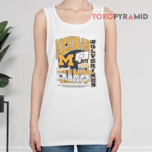 Michigan Wolverines Basketball National Champions Tank Top