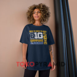 Michigan Wolverines Champions 3 Year Back To Back To Back Wolverines Navy T shirt