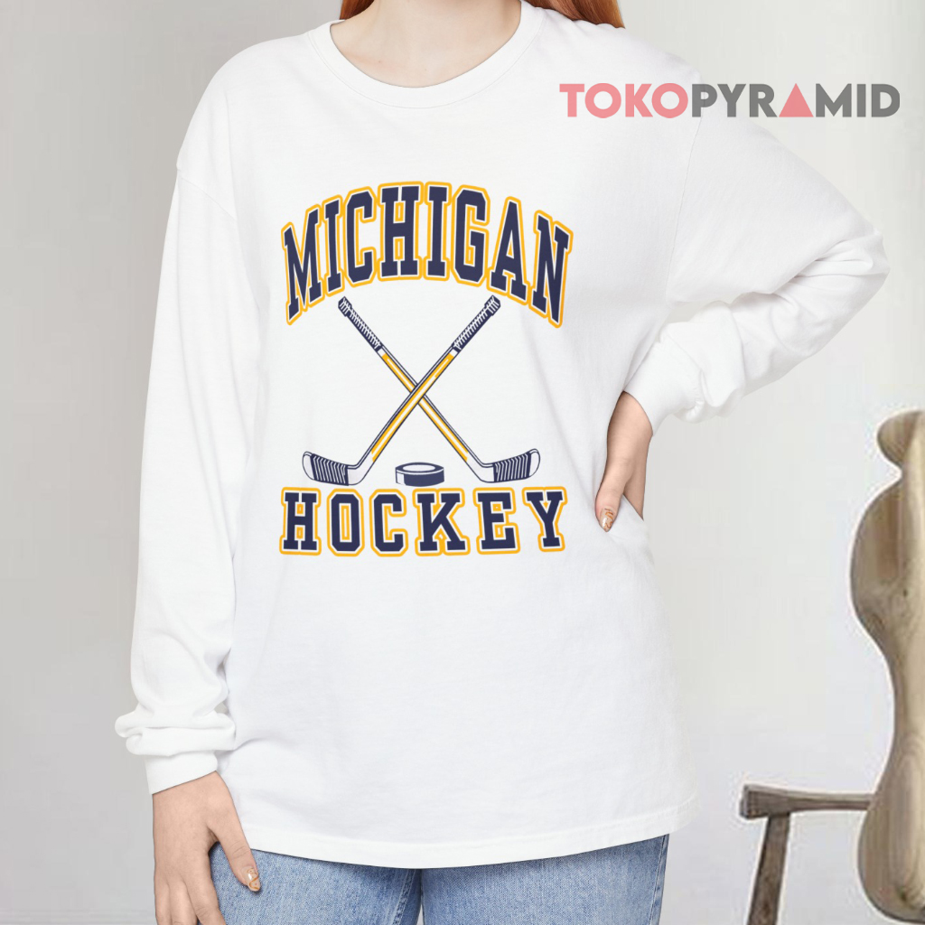 Michigan Wolverines Ice Hockey Ncaa Long sleeved Michigan Wolverines Ice Hockey Ncaa Long sleeved