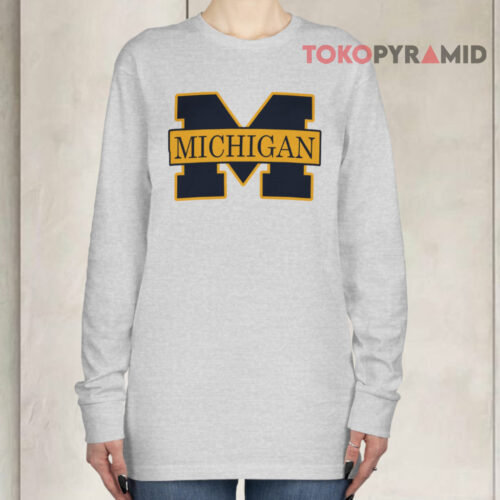 Michigan Wolverines Logo Long sleeved Michigan Wolverines Logo Long sleeved