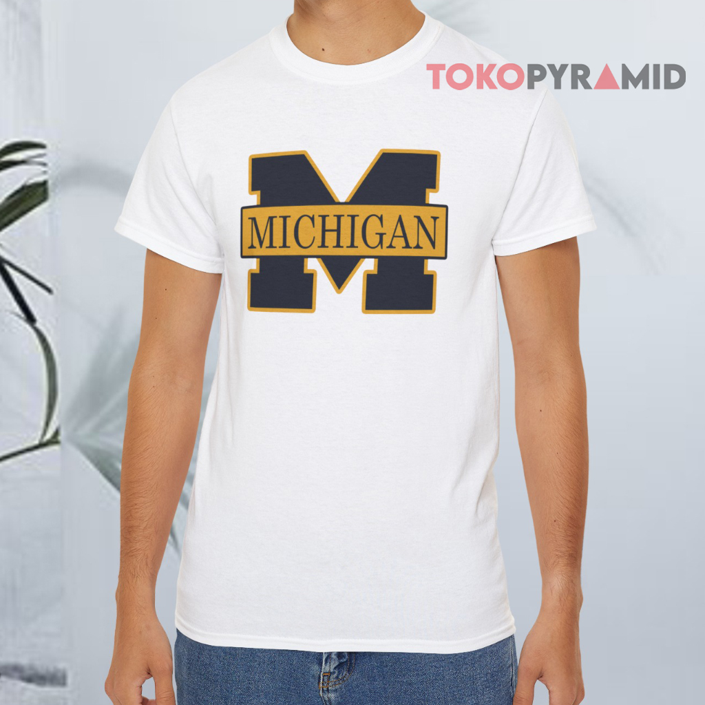 Michigan Wolverines Logo White T shirt Michigan Wolverines Logo White T shirt