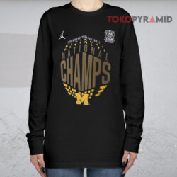 Michigan Wolverines Nike 2026 Men's Basketball National Champions Long sleeved