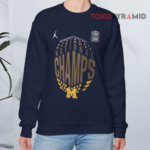 Michigan Wolverines Nike 2026 Men's Basketball National Champions Sweatshirt