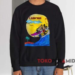 Mickey and Minnie Surf in Cancun T-shirt 4 Mickey And Minnie Surf In Cancun T shirt Black Sweatshirt