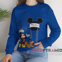 Mickey And Pluto Disney MGM Studios T-shirt 4 Mickey And Pluto Disney Mgm Studios T shirt Blue Sweatshirt