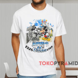 Mickey Mouse 60th Birthday T shirt White T shirt