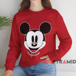 Mickey Mouse California T shirt Red Sweatshirt