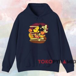 Mickey Mouse Donald Duck Track T-shirt 2 Mickey Mouse Donald Duck Track T shirt Navy Hoodie