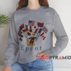 Mickey Mouse Epcot T shirt Grey Sweatshirt