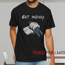 Mickey Mouse Get Money T shirt Black T shirt