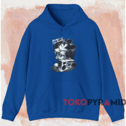 Mickey Mouse Kickin' It Old School T-shirt 2 Mickey Mouse Kickin' It Old School T shirt Blue Hoodie