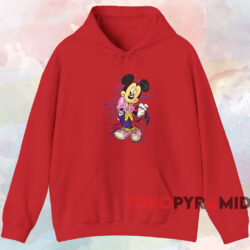 Mickey Mouse Miami Vice T-shirt 2 Mickey Mouse Miami Vice T shirt Red Hoodie