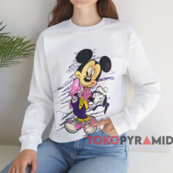 Mickey Mouse Miami Vice T-shirt 4 Mickey Mouse Miami Vice T shirt White Sweatshirt