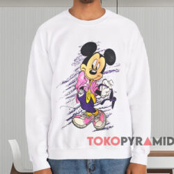 Mickey Mouse Miami Vice T-shirt 3 Mickey Mouse Miami Vice T shirt White Sweatshirt