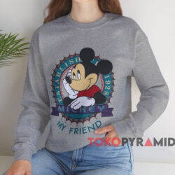 Mickey Mouse My Friend T shirt Grey Sweatshirt