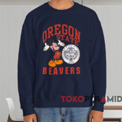 Mickey Mouse Oregon State University T-shirt 3 Mickey Mouse Oregon State University T shirt Navy Sweatshirt