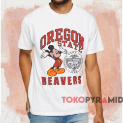 Mickey Mouse Oregon State University T shirt White T shirt