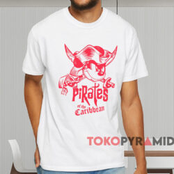 Mickey Mouse Pirates Of The Caribbean T shirt White T shirt