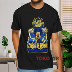 Mickey Mouse Twilight Zone Tower Of Terror T shirt Black T shirt