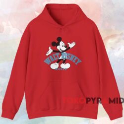 Mickey Mouse Walt Disney World T-shirt 2 Mickey Mouse Walt Disney World T shirt Red Hoodie