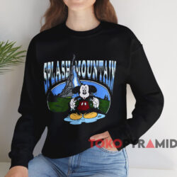 Mickey Splash Mountain T-shirt 3 Mickey Splash Mountain T shirt Black Sweatshirt