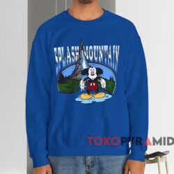 Mickey Splash Mountain T-shirt 4 Mickey Splash Mountain T shirt Blue Sweatshirt