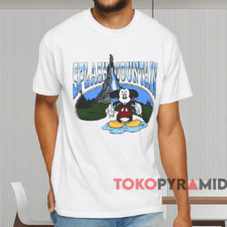 Mickey Splash Mountain T shirt White T shirt