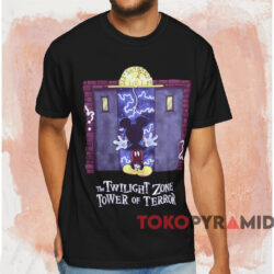 Mickey The Twilight Zone Tower Of Terror T shirt Black T shirt