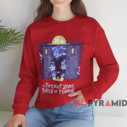Mickey The Twilight Zone Tower Of Terror T shirt Red Sweatshirt