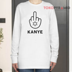 Middle Finger Kanye Shirt 4 Middle Finger Kanye Long sleeved
