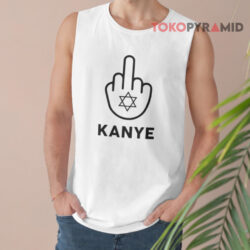 Middle Finger Kanye Shirt 2 Middle Finger Kanye Tank Top