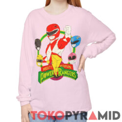 Mighty Morphin Power Rangers Shirt Long Sleeve