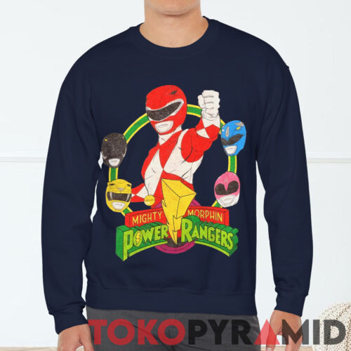 Mighty Morphin Power Rangers Shirt Sweatshirt
