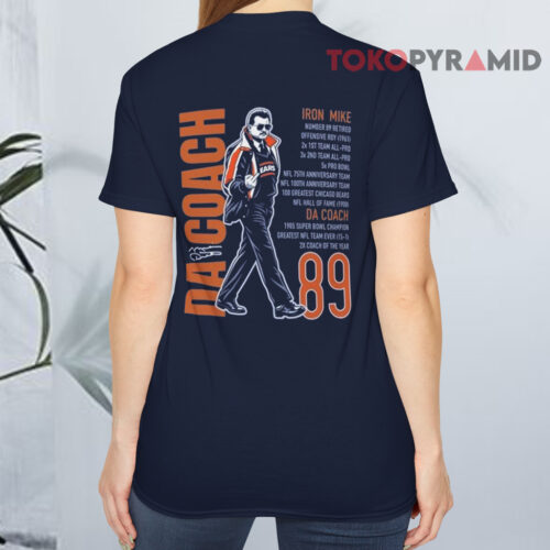 Mike Ditka Memorial Shirt Back