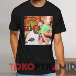 Mike Tyson Biting Kids Shirt Black T shirt