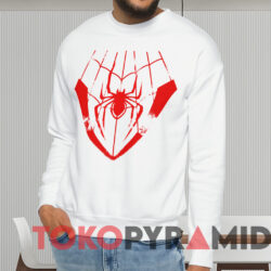 Miles Morales Spider Man T-shirt 2 Miles Morales Spider Man T shirt White Sweatshirt