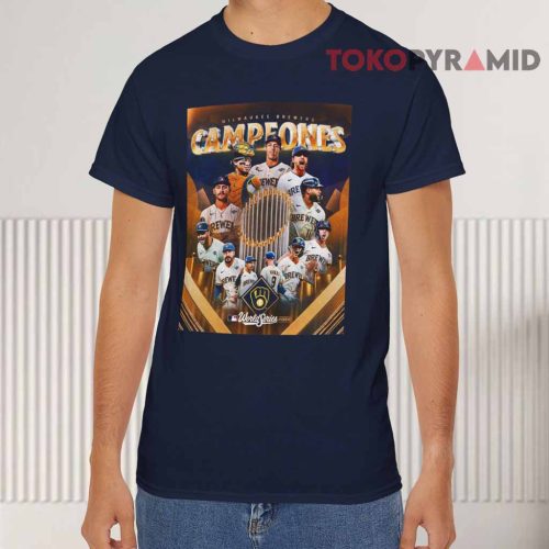 Milwaukee Brewers Campeones World Series 2026 MLB Baseball Shirt