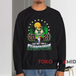 Milwaukee Bucks 2021 Nba Finals Champions Shirt Black Sweatshirt